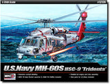 Academy MODEL AIRPLANES Academy 1/35 MH60S HSC9 Tridents USN Sea Combat Helicopter Kit