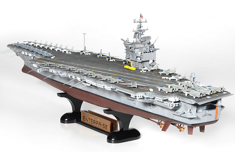 Academy MODEL SHIPS Academy 1/600 USS Enterprise CVN65 Aircraft Carrier (New Tool) Kit