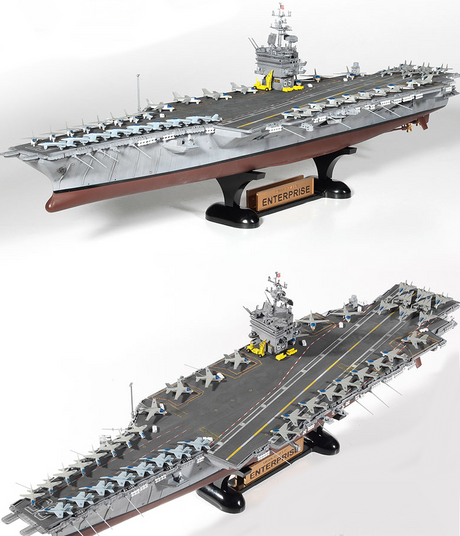 Academy MODEL SHIPS Academy 1/600 USS Enterprise CVN65 Aircraft Carrier (New Tool) Kit