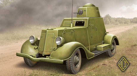 Ace MILITARY MODEL Ace  1/48 Ba20 Late Production Light Armored Car Kit