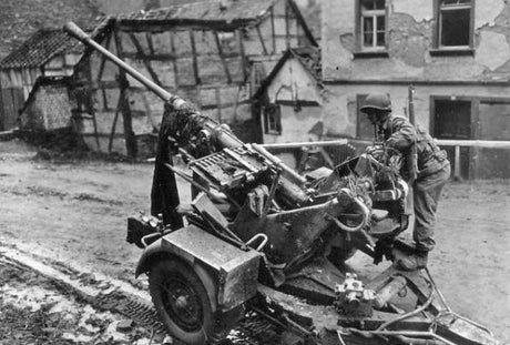 Ace MILITARY MODEL Ace 1/72 3.7cm Flak 36 AA Gun w/SdAh52 Carriage Trailer Kit