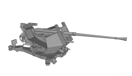 Ace MILITARY MODEL Ace 1/72 3.7cm Flak 36 AA Gun w/SdAh52 Carriage Trailer Kit