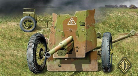 Ace MILITARY MODEL Ace  1/72 Soviet 45mm Anti-Tank Gun Model 1937 Kit