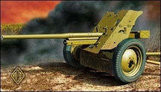 Ace MILITARY MODEL Ace 1/72 Soviet 45mm Anti-Tank Gun Model 1942 Kit