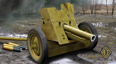 Ace MILITARY MODEL Ace 1/72 Soviet 76.2mm Regimental Gun Model 1943 Kit