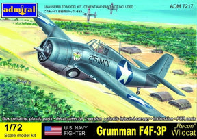 Admiral Models MODEL AIRPLANES Admiral  1/72 F4F3P Wildcat USN Recon Fighter Kit