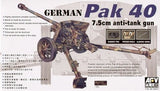 AFV Club MILITARY MODEL AFV Club 1/35 German Pak 40 7.5cm Anti-Tank Gun Kit