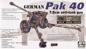 AFV Club MILITARY MODEL AFV Club 1/35 German Pak 40 7.5cm Anti-Tank Gun Kit