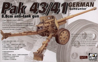 AFV Club MILITARY MODEL AFV Club 1/35 German Pak 43/41 Scheuntor 8.8cm Anti-Tank Gun Kit