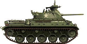 AFV Club MILITARY MODEL AFV Club 1/35 M42A1 Duster Late Type Tank w/Self-Propelled Anti-Aircraft Gun Vietnam War Kit
