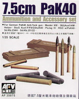 AFV Club MILITARY MODEL AFV Club  1/35 Pak 40 7.5cm Ammo & Accessory Set Kit