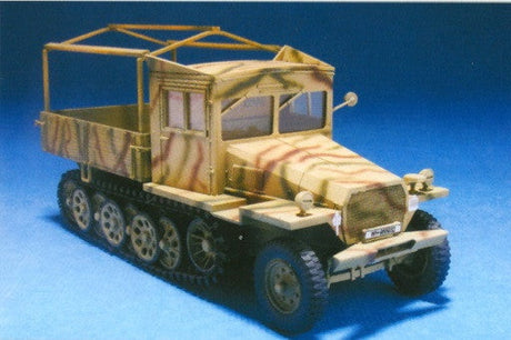 AFV Club MILITARY MODEL AFV Club  1/35 SdKfz 11 3-Ton Halftrack Late Type w/Wood Cab Kit