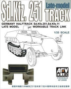 AFV Club MILITARY MODEL AFV Club 1/35 SdKfz 251/SdKfz 11 Late Workable Track Links Kit