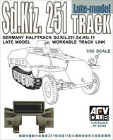 AFV Club MILITARY MODEL AFV Club 1/35 SdKfz 251/SdKfz 11 Late Workable Track Links Kit