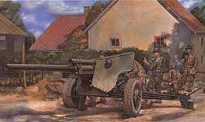 AFV Club MILITARY MODEL AFV Club 1/35 US 3 Inch Anti-Tank M5 Gun on M6 Carriage Kit