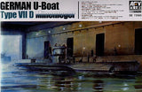 AFV Club MODEL SHIPS AFV Club  1/350 German U-Boat VII D Minelayer Submarine Kit