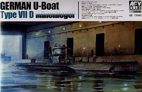 AFV Club MODEL SHIPS AFV Club  1/350 German U-Boat VII D Minelayer Submarine Kit