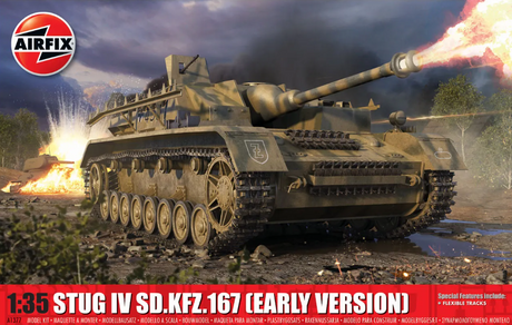 Airfix MILITARY MODEL Airfix 1/35 1/35 StuG IV SdKfz 167 Early Version Tank Kit