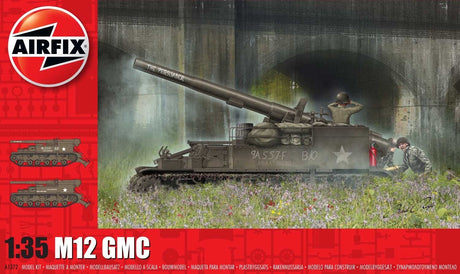 Airfix MILITARY MODEL Airfix 1/35 M12 Gun Motor Carriage Kit