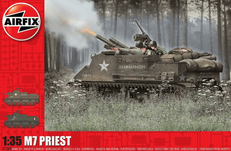 Airfix MILITARY MODEL Airfix 1/35 M7 Priest Tank Kit