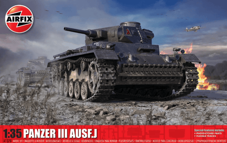 Airfix MILITARY MODEL Airfix 1/35  Panzer III Ausf J Tank Kit
