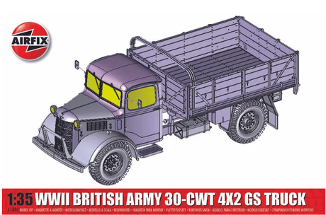 Airfix MILITARY MODEL Airfix 1/35 WWII British Army 30cwt 4x2 GS Truck Kit