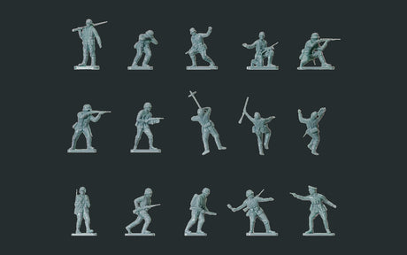Airfix MILITARY MODEL Airfix 1/72 WWII German Infantry Figure Set (Re-Issue) Kit