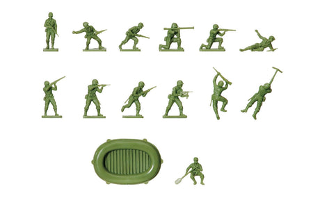 Airfix MILITARY MODEL Airfix 1/72 WWII US Marines Figure Set (45) Kit