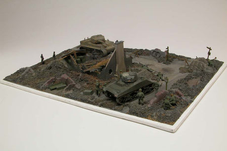 Airfix MILITARY MODEL Airfix 1/76 D-Day Battlefront Diorama Gift Set w/paint & glue Kit