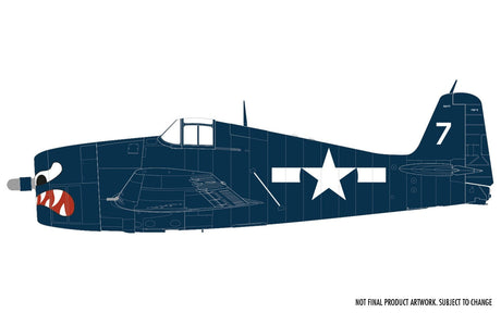 Airfix MODEL AIRCRAFT Airfix 1/24 F6F5 Hellcat Aircraft (New Tool) Kit