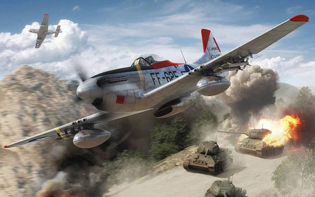 Airfix MODEL AIRCRAFT Airfix 1/48 F51D Mustang Fighter Kit