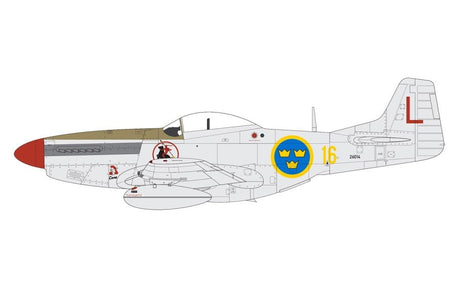 Airfix MODEL AIRCRAFT Airfix 1/48 F51D Mustang Fighter Kit