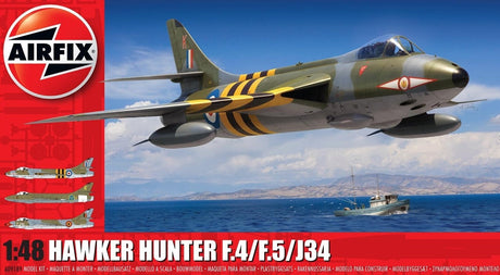 Airfix MODEL AIRCRAFT Airfix 1/48 Hawker Hunter F4 Aircraft Kit