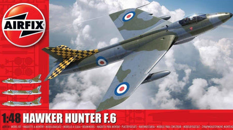 Airfix MODEL AIRCRAFT Airfix 1/48 Hawker Hunter F6 Fighter (New Tool) Kit