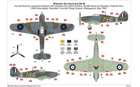 Airfix Model Aircraft Airfix 1/48 Hawker Sea Hurricane Mk IB Fighter Kit