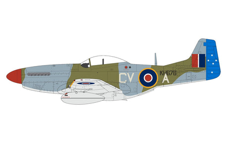 Airfix MODEL AIRCRAFT Airfix 1/48 Mustang Mk IV Fighter Kit