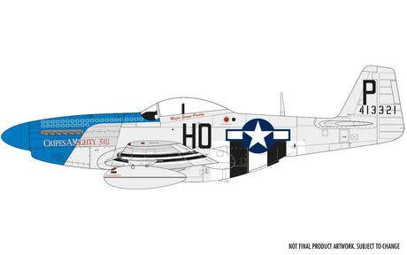 Airfix MODEL AIRCRAFT Airfix 1/48 P51D Mustang (Filletless Tails) Aircraft Kit