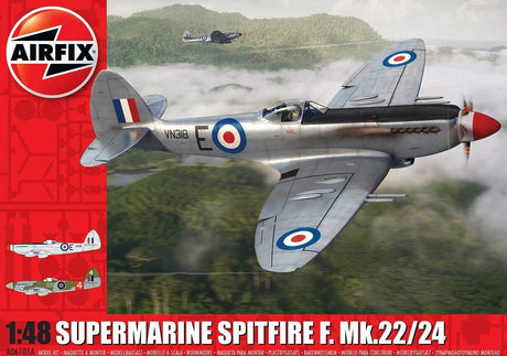 Airfix MODEL AIRCRAFT Airfix 1/48 Supermarine Spitfire F22/24 Aircraft (Re-Issue) Kit