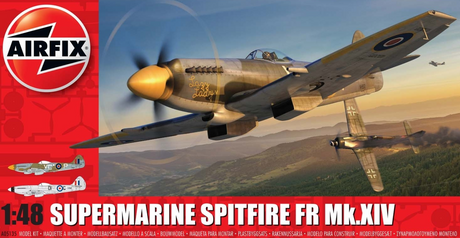 Airfix MODEL AIRCRAFT Airfix 1/48 Supermarine Spitfire XIV Aircraft Kit