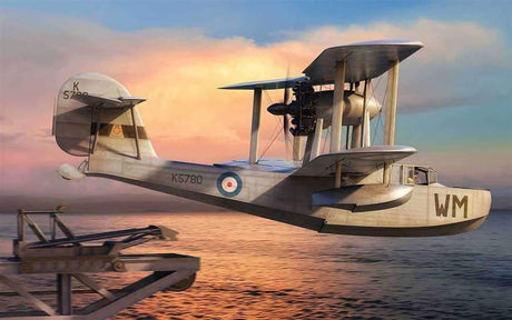 Airfix MODEL AIRCRAFT Airfix 1/48 Supermarine Walrus Silver Wings Floatplane Kit