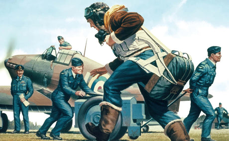 Airfix MODEL AIRCRAFT Airfix 1/72 WWII RAF Personnel Figure Set (Re-Issue) Kit