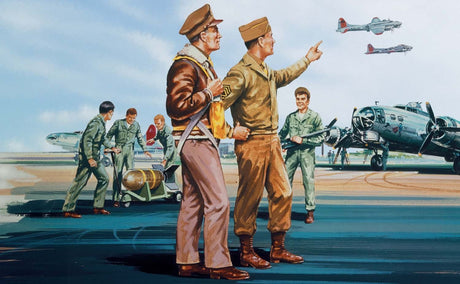 Airfix MODEL AIRCRAFT Airfix 1/72 WWII USAAF Personnel Figure Set (Re-Issue) Kit