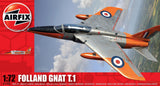 Airfix MODEL AIRPLANES Airfix 1/72 Folland Gnat T1 AF Jet Trainer Aircraft Kit