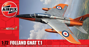 Airfix MODEL AIRPLANES Airfix 1/72 Folland Gnat T1 AF Jet Trainer Aircraft Kit
