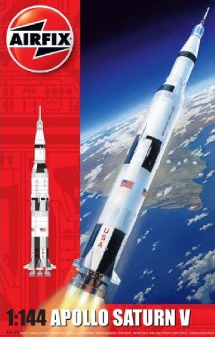 Airfix SPACE MODELS Airfix 1/144 Apollo Saturn V Rocket (Re-Issue) Kit
