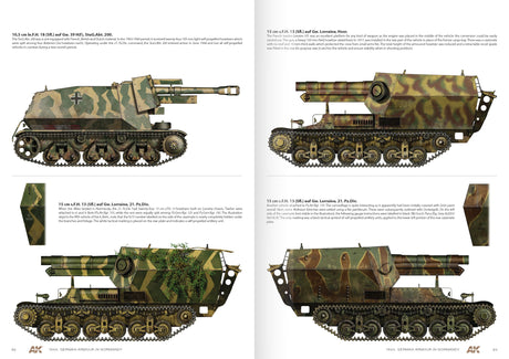 AK Interactive HOBBY BOOKS AK Interactive Books - 1944 German Armour in Normandy Camouflage Profile Guide Book