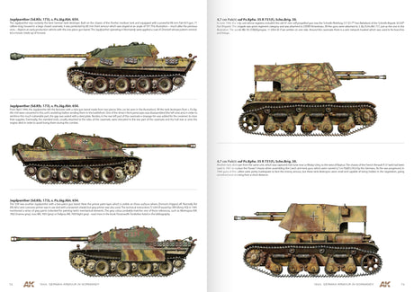 AK Interactive HOBBY BOOKS AK Interactive Books - 1944 German Armour in Normandy Camouflage Profile Guide Book