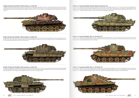 AK Interactive HOBBY BOOKS AK Interactive Books - 1944 German Armour in Normandy Camouflage Profile Guide Book