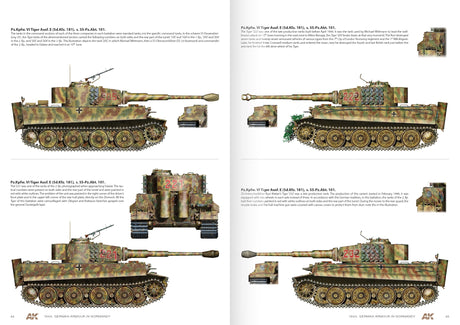 AK Interactive HOBBY BOOKS AK Interactive Books - 1944 German Armour in Normandy Camouflage Profile Guide Book