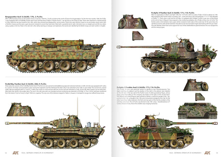 AK Interactive HOBBY BOOKS AK Interactive Books - 1944 German Armour in Normandy Camouflage Profile Guide Book
